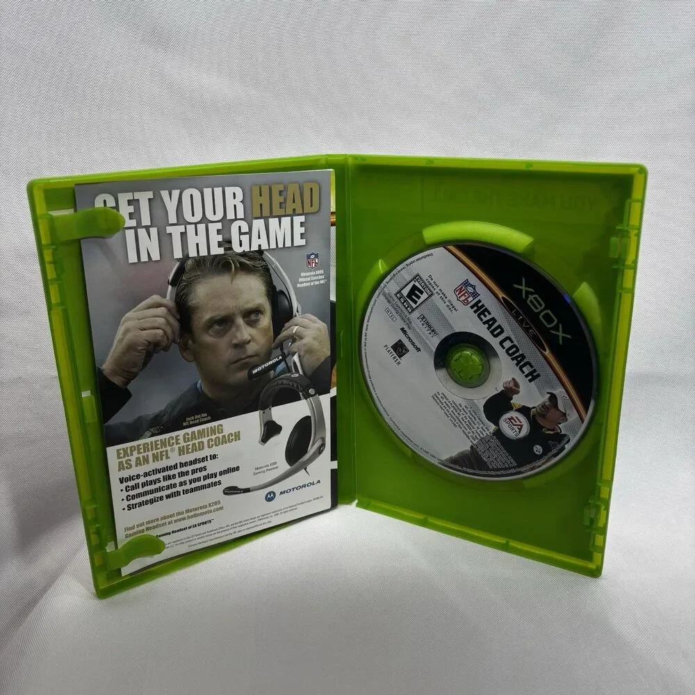 NFL Head Coach (Microsoft Xbox, 2006) COMPLETE CIB Tested